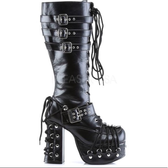 demonia pleaser boots